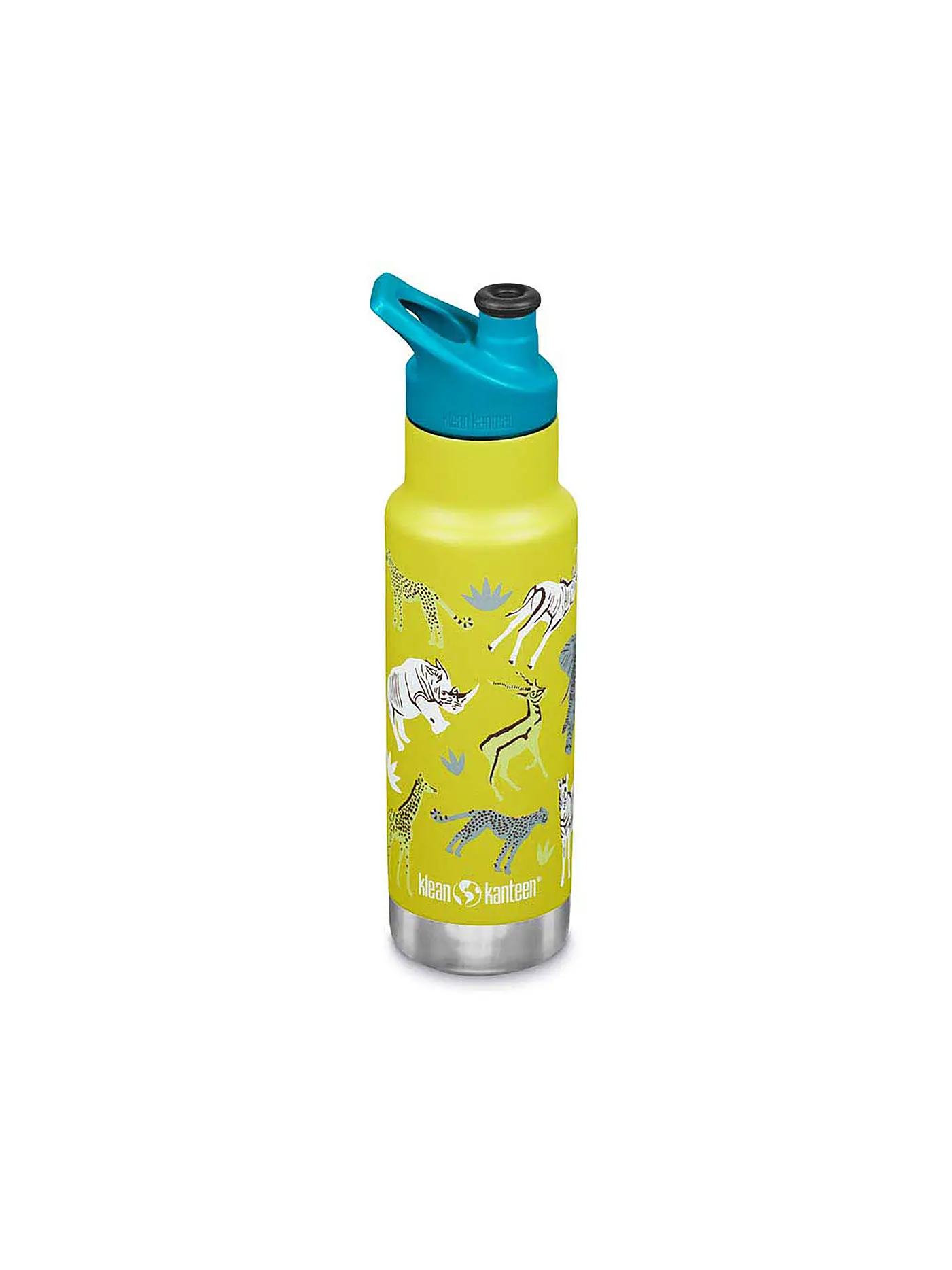KLEAN KANTEEN | Kinder Trinkflasche Classic Slim 12 oz (355 ml) mit Sport Cap | 